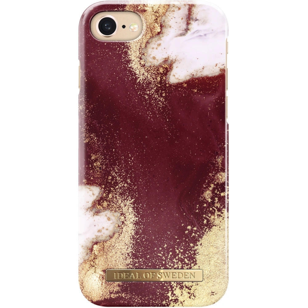 Hurtownia GSM - Etui iDeal Of Sweden Apple iPhone SE 2022/SE 2020/8/7/6 (Golden Burgundy Marble) - IDS184GLDBRGMRB - {ean13} - Hurt