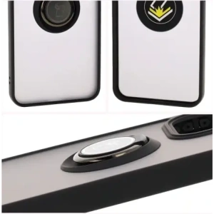 Hurtownia GSM - Bizon Case Hybrid Gyűrű Oppo Reno13 Pro füstös fekete kerettel - BIZ8931 - {ean13} - Hurt