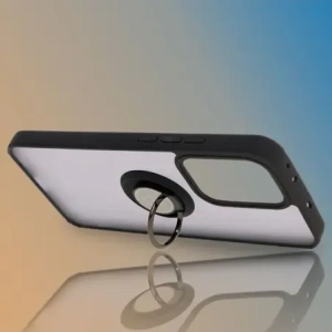 Hurtownia GSM - Bizon Case Hybrid Gyűrű Oppo Reno13 Pro füstös fekete kerettel - BIZ8931 - {ean13} - Hurt
