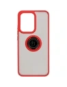 Wholesale Bizon Case Hybrid Ring Oppo Reno13 Pro smoky with a red frame - BIZ8932 - {ean13} - Hurt