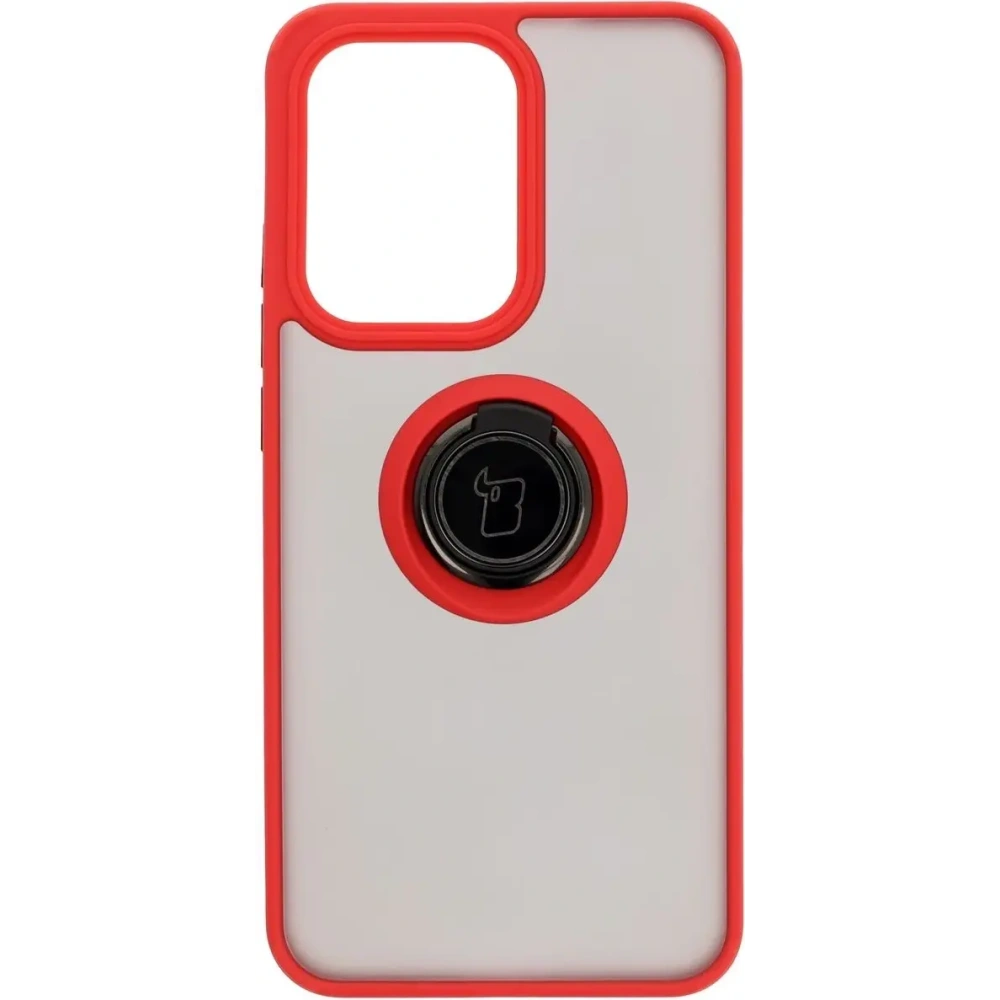 Hurtownia GSM - Bizon Case Hybrid Gyűrű Oppo Reno13 Pro füstös piros kerettel - BIZ8932 - {ean13} - Hurt
