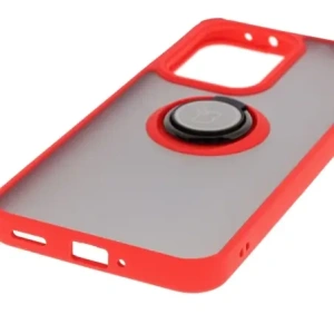 Hurtownia GSM - Bizon Case Hybrid Gyűrű Oppo Reno13 Pro füstös piros kerettel - BIZ8932 - {ean13} - Hurt