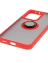 Wholesale Bizon Case Hybrid Ring Oppo Reno13 Pro smoky with a red frame - BIZ8932 - {ean13} - Hurt