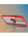 Wholesale Bizon Case Hybrid Ring Oppo Reno13 Pro smoky with a red frame - BIZ8932 - {ean13} - Hurt
