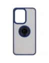 Wholesale Bizon Case Hybrid Ring Oppo Reno13 Pro smoky with a navy blue frame - BIZ8933 - {ean13} - Hurt