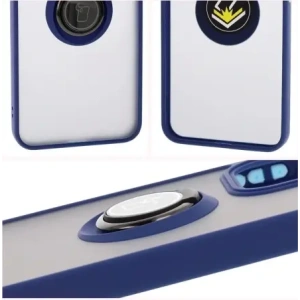 Hurtownia GSM - Bizon Case Hybrid Gyűrű Oppo Reno13 Pro füstös színben, tengerészkék kerettel - BIZ8933 - {ean13} - Hurt