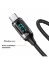 Hurtownia GSM - [CR] Kabel USAMS U78 USB-C/USB-C LED 3m 100W Fast Charging czarny/black US-SJ559 - OT-875 - {ean13} - Hurt