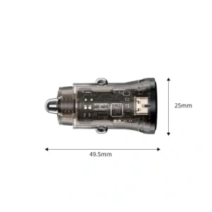 Wholesale Tech-Protect CC01 2-port Car Charger USB-A, USB-C PD 30W / QC 3.0 Black - THP4073 - {ean13} - Hurt