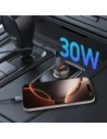 Hurtownia GSM - Ładowarka samochodowa Tech-Protect CC01 2-port Car Charger USB-A, USB-C PD 30W / QC 3.0 Black - THP4073 - {ean13} - Hurt