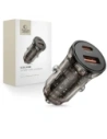 Tech-Protect CC01 2-port Car Charger USB-A, USB-C PD 45W / QC 3.0 Black