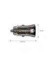 Wholesale Tech-Protect CC01 2-port Car Charger USB-A, USB-C PD 45W / QC 3.0 Black - THP4074 - {ean13} - Hurt
