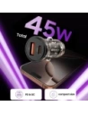 Wholesale Tech-Protect CC01 2-port Car Charger USB-A, USB-C PD 45W / QC 3.0 Black - THP4074 - {ean13} - Hurt