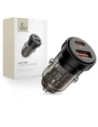 Hurtownia GSM - Tech-Protect CC03 2-portos autós töltő USB-A, USB-C PD 30W / QC 3.0 Fekete - THP4075 - {ean13} - Hurt