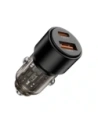 Hurtownia GSM - Tech-Protect CC03 2-portos autós töltő USB-A, USB-C PD 95W / QC 3.0 Fekete - THP4077 - {ean13} - Hurt