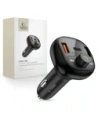 Tech-Protect CC06 Încărcător auto cu 3 porturi 2xUSB-A, USB-C PD 72W + Transmitator FM Bluetooth Negru