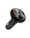 Hurtownia GSM - Tech-Protect CC06 3-Port-Autoladegerät 2xUSB-A, USB-C PD 72W + FM Bluetooth Transmitter Schwarz - THP4078 - {ean13} - Hurt