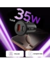 Hurtownia GSM - Tech-Protect CC02 2-Port Auto-Ladegerät USB-A, USB-C PD 35W / QC 3.0 Schwarz - THP4079 - {ean13} - Hurt