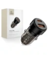 Tech-Protect CC03 2-port Car Charger USB-A, USB-C PD 75W Black
