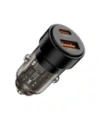 Hurtownia GSM - Tech-Protect Încărcător auto CC03 cu 2 porturi USB-A, USB-C PD 75W Negru - THP4080 - {ean13} - Hurt