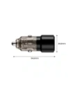 Hurtownia GSM - Tech-Protect Încărcător auto CC03 cu 2 porturi USB-A, USB-C PD 75W Negru - THP4080 - {ean13} - Hurt