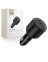 Tech-Protect CC04 3-port Car Charger USB-A, 2xUSB-C PD 130W Black