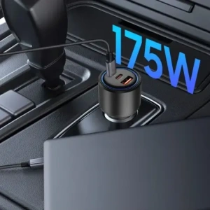 Wholesale Tech-Protect CC04 3-port Car Charger USB-A, 2xUSB-C PD 175W Black - THP4083 - {ean13} - Hurt