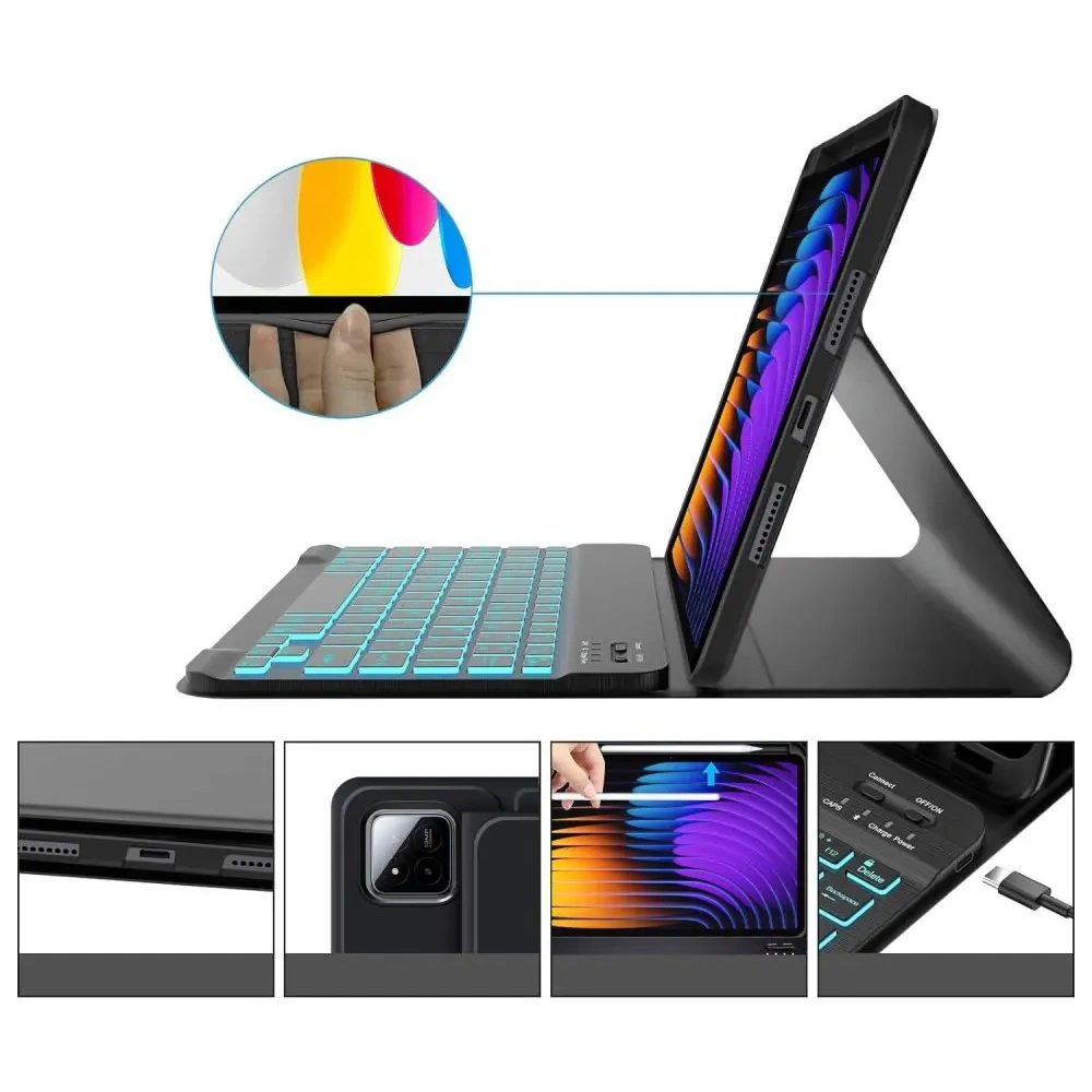 Wholesale Case with keyboard Tech-Protect SmartCase Pen + Keyboard Xiaomi Pad 7 / 7 Pro Black - THP4087 - {ean13} - Hurt