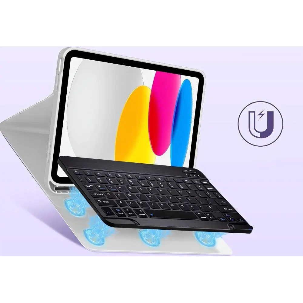 Hurtownia GSM - Etui mit Tastatur Tech-Protect SmartCase Pen + Keyboard Apple iPad Air 10.9 2022 (5. Generation) / iPad Air 11 2025 (7. Generation) Grau - THP4088 - {ean13} - Hurt