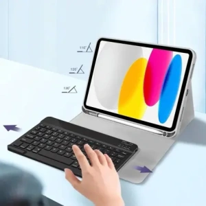 Hurtownia GSM - Etui z klawiaturou Tech-Protect SmartCase Pen + Keyboard Apple iPad Air 10.9 2022 (5. generace) / iPad Air 11 2025 (7. generace) Šedá - THP4088 - {ean13} - Hurt