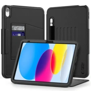 Hurtownia GSM - Etui s klávesnicí Tech-Protect SmartCase Pen Armor Apple iPad Air 10.9 2022 (5. generace) / iPad Air 11 2025 (7. generace) Černé - THP4089 - {ean13} - Hurt