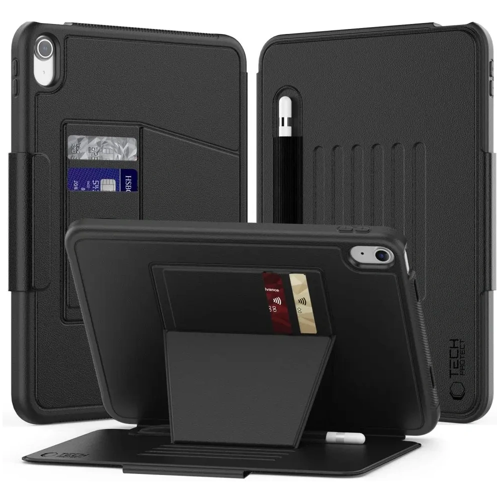 Hurtownia GSM - Etui mit Tastatur Tech-Protect SmartCase Pen Armor Apple iPad Air 10.9 2022 (5. Generation) / iPad Air 11 2025 (7. Generation) Schwarz - THP4089 - {ean13} - Hurt