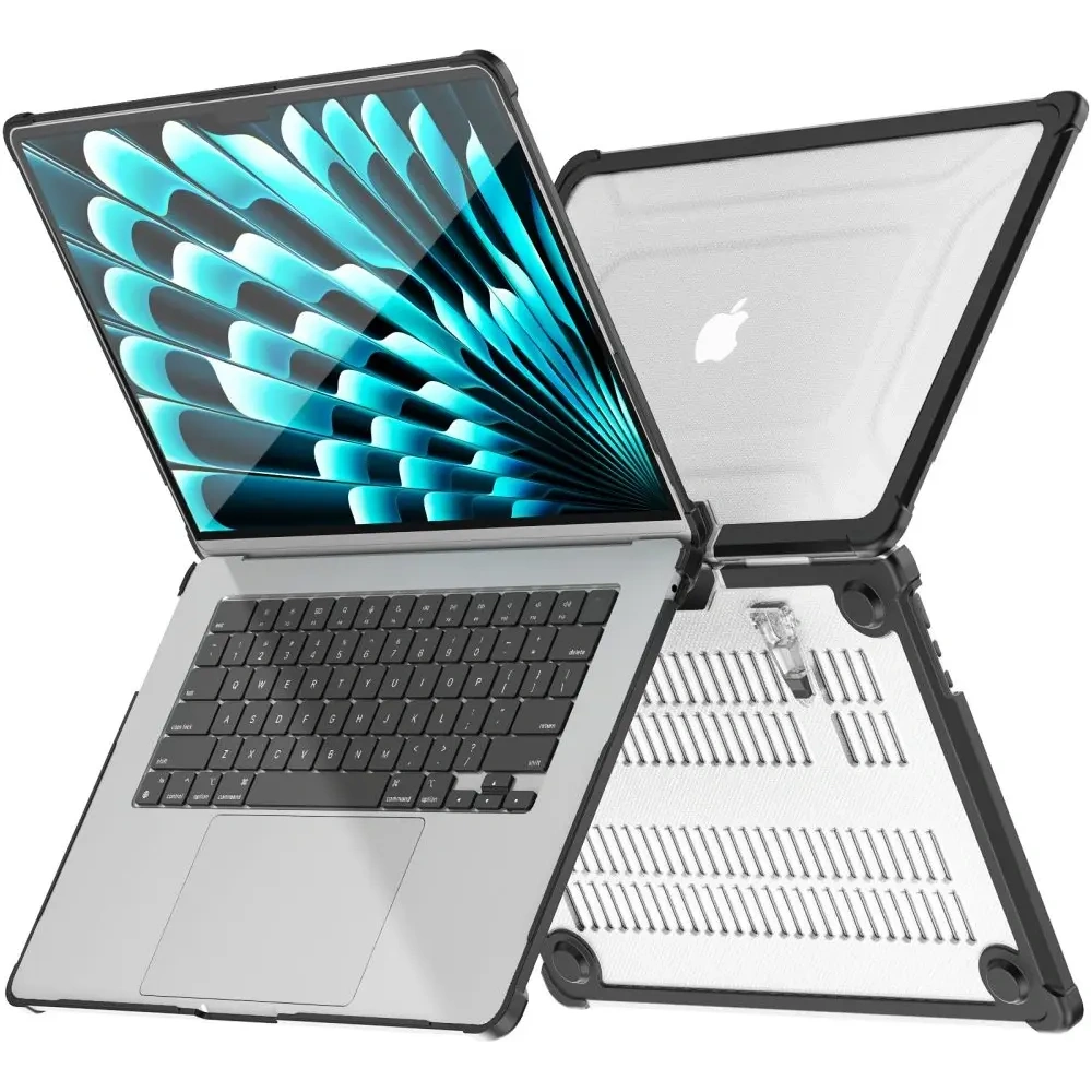 Wholesale Case Tech-Protect Smartshell Pro Apple MacBook Air 15” (M2/M3/M4) 2023-2025 Black/clear - THP4090 - {ean13} - Hurt