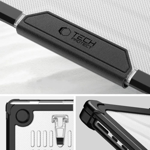 Etui Tech-Protect Smartshell Pro Apple MacBook Air 15” (M2/M3/M4) 2023-2025 Black/clear