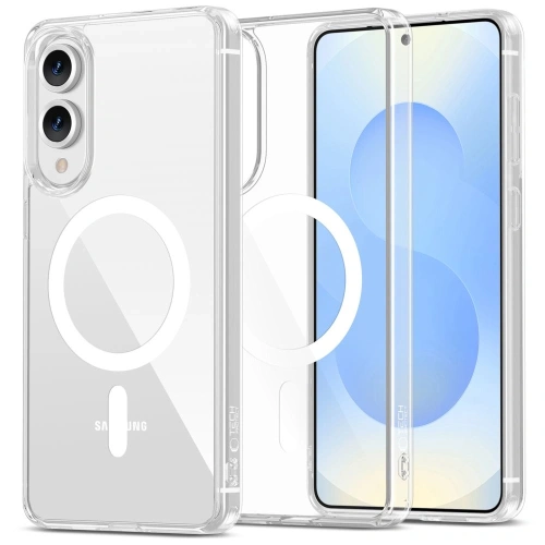 Etui Tech-Protect Flexair Hybrid MagSafe Samsung Galaxy S25 Edge Clear