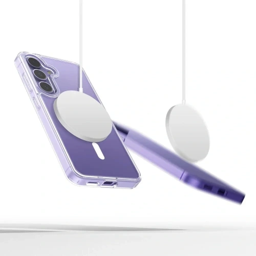 Etui Tech-Protect Flexair Hybrid MagSafe Samsung Galaxy S25 Edge Clear