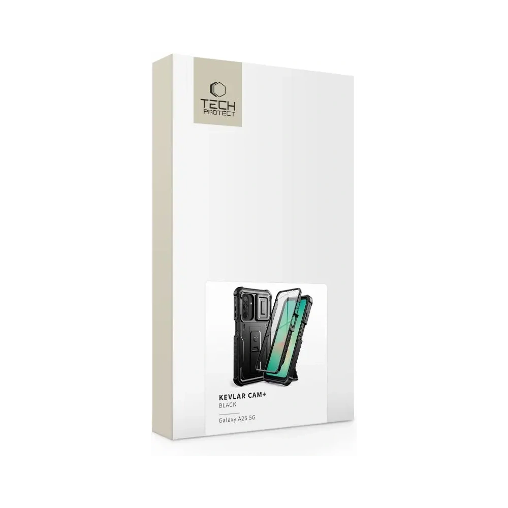 Hurtownia GSM - Etui Tech-Protect Kevlar Cam+ Samsung Galaxy A26 5G Černé - THP4094 - {ean13} - Hurt