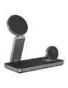 Hurtownia GSM - Bezdrátová nabíječka 3w1 Tech-Protect QI15W-A47 3in1 Magnetic MagSafe Wireless Charger Black - THP4098 - {ean13} - Hurt