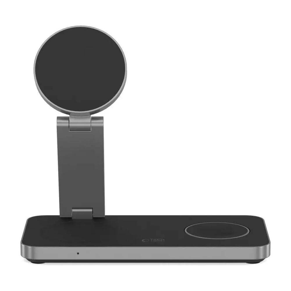 Hurtownia GSM - Încărcător wireless 3w1 Tech-Protect QI15W-A47 3in1 Magnetic MagSafe Wireless Charger Black - THP4098 - {ean13} - Hurt
