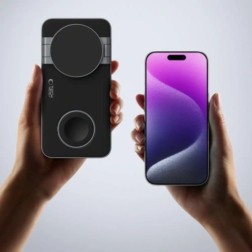 Ładowarka bezprzewodowa 3w1 Tech-Protect QI15W-A47 3in1 Magnetic MagSafe Wireless Charger Black