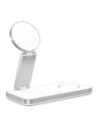 Hurtownia GSM - Ładowarka bezprzewodowa 3w1 Tech-Protect QI15W-A47 3in1 Magnetic MagSafe Wireless Charger White - THP4099 - {ean13} - Hurt
