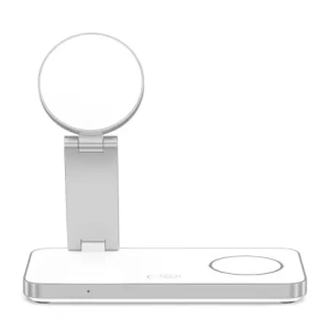 Hurtownia GSM - Vezeték nélküli töltő 3w1 Tech-Protect QI15W-A47 3in1 Magnetic MagSafe Wireless Charger White - THP4099 - {ean13} - Hurt