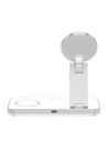 Hurtownia GSM - Ładowarka bezprzewodowa 3w1 Tech-Protect QI15W-A47 3in1 Magnetic MagSafe Wireless Charger White - THP4099 - {ean13} - Hurt