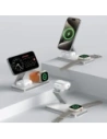 Hurtownia GSM - Drahtloses Ladegerät 3w1 Tech-Protect QI15W-A47 3in1 Magnetic MagSafe Wireless Charger Weiß - THP4099 - {ean13} - Hurt