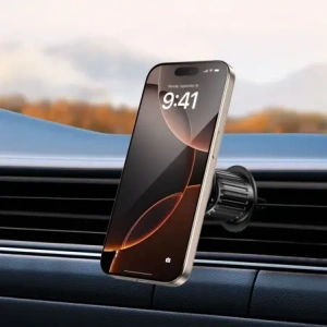 Wholesale Car mount for dashboard / vent with wireless charger Tech-Protect MM15W-V10 Magnetic MagSafe Dashboard & Vent Car Mount Wireless Charger 15W Black - THP4100 - {ean13} - Hurt