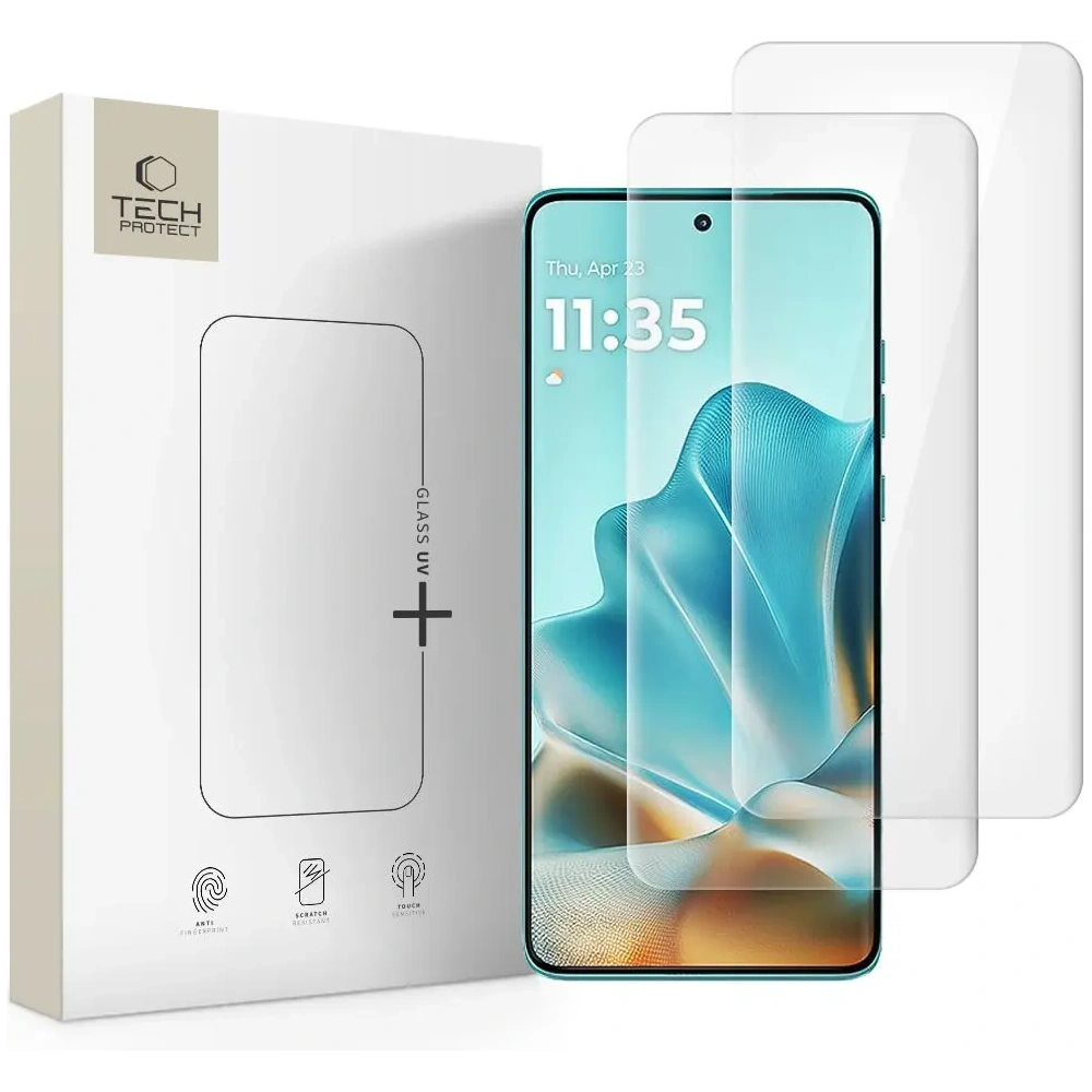 Wholesale Tempered Glass Tech-Protect Glass UV+ Motorola Edge 60 Fusion Clear [2 PACK] - THP4102 - {ean13} - Hurt
