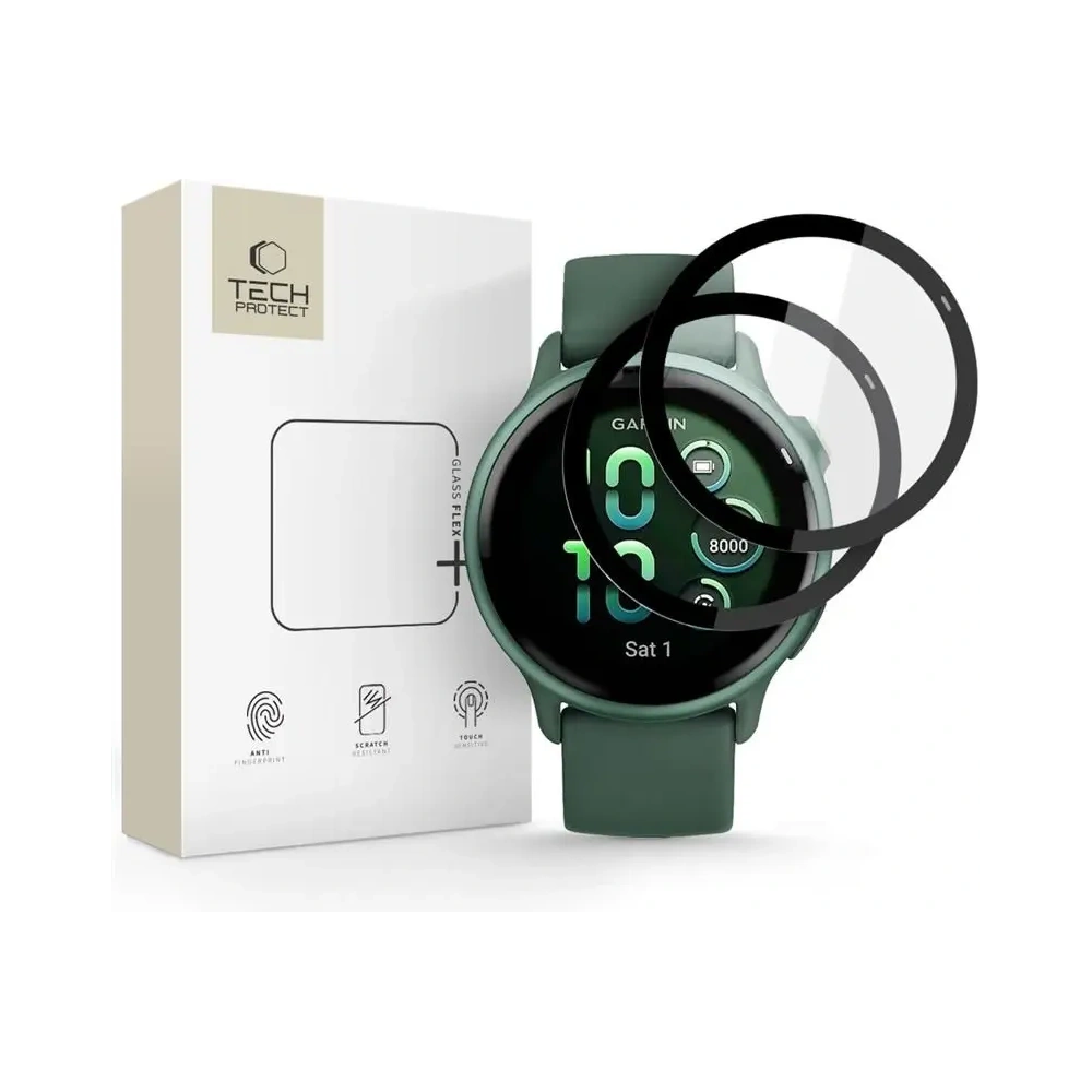 Hurtownia GSM - Hibrid üveg Tech-Protect Glass Flex+ Garmin Vivoactive 6 Fekete [2 PACK] - THP4103 - {ean13} - Hurt