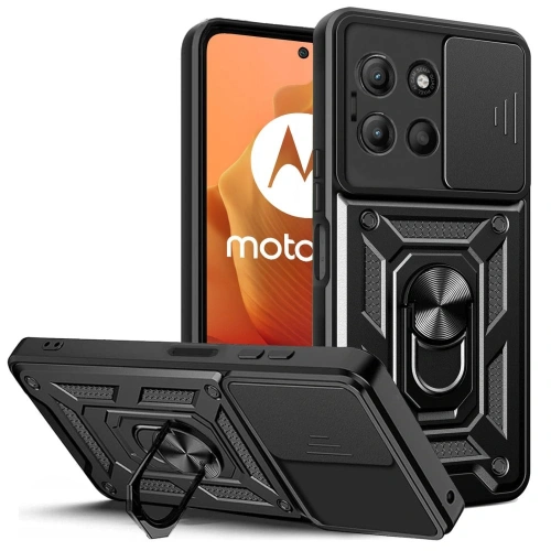 Etui Tech-Protect Camshield Pro Motorola Moto G15 Black