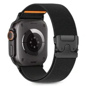 Hurtownia GSM - Pásek Tech-Protect Nylon Clasp Apple Watch 6 / 7 / 8 / 9 / 10 / SE / Ultra 1 / 2 44/45/46/49mm Černý - THP4106 - {ean13} - Hurt