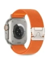 Pasek Tech-Protect Nylon Clasp Apple Watch 6 / 7 / 8 / 9 / 10 / SE / Ultra 1 / 2 44/45/46/49mm Oranžový