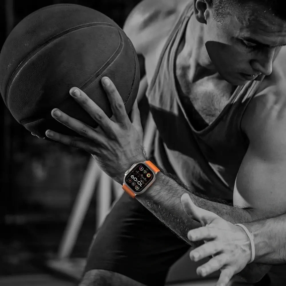 Hurtownia GSM - Pasek Tech-Protect Nylon Clasp Apple Watch 6 / 7 / 8 / 9 / 10 / SE / Ultra 1 / 2 44/45/46/49mm Oranžový - THP4107 - {ean13} - Hurt